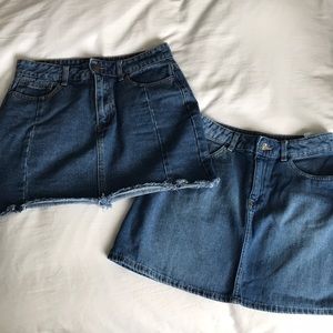 Denim Skirts